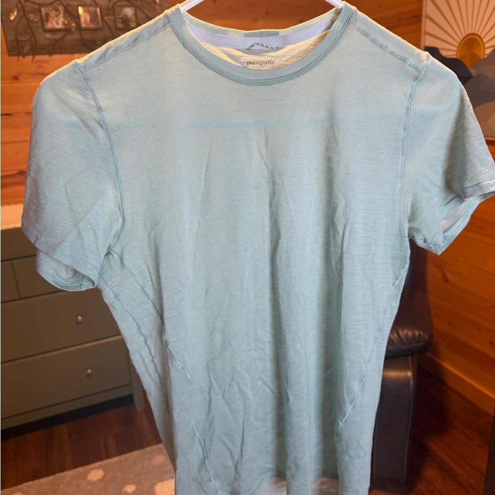 Patagonia Light Blue Short Sleeve Tee